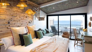 Die Zimmer des Hotels U Capu Biancu sind alle individuell eingerichtet.