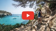 Youtube Video über Menorca mit Play Button