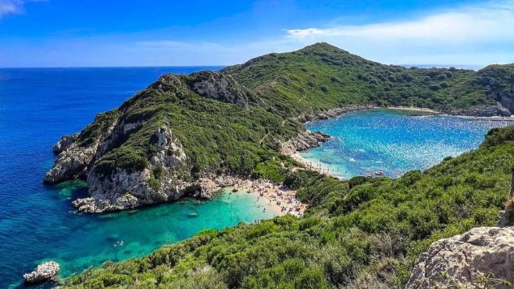 Strand von Porto Timoni auf Korfu